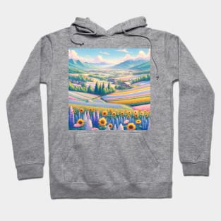 Hokkaido Niseko Flower Fields Hoodie